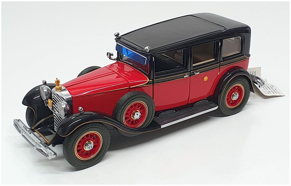 Franklin Mint 1/24 Scale B11SD61 - '35 Mercedes Benz 770k Grosser - Red/Black