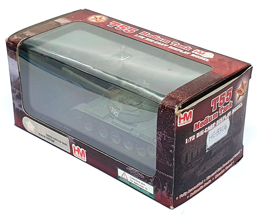 Hobby Master 1/43 Scale HG3304 - T-55A Tank North Vietnam Army - Green