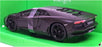 Welly NEX 1/24 Scale 24033W - Lamborghini Aventador Coupe - Black