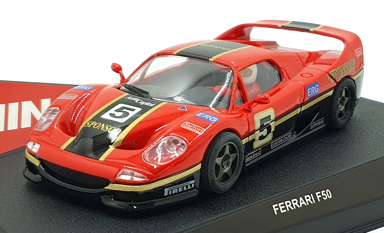Ninco 1/32 Scale Slot Car 50217 - Ferrari F50 #5 Sponsor - Red