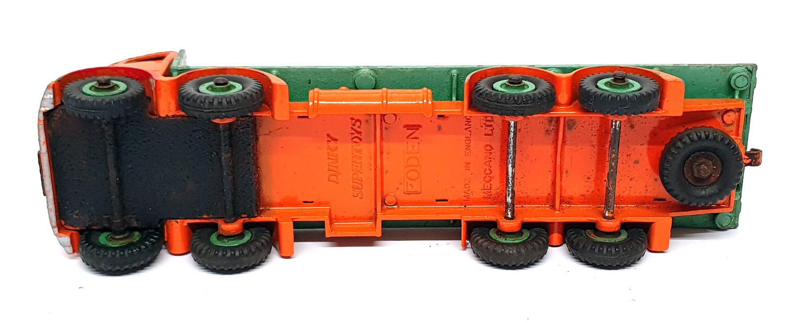 Dinky Supertoys 30526K - Foden Flat Truck - Orange/Green REPAINT