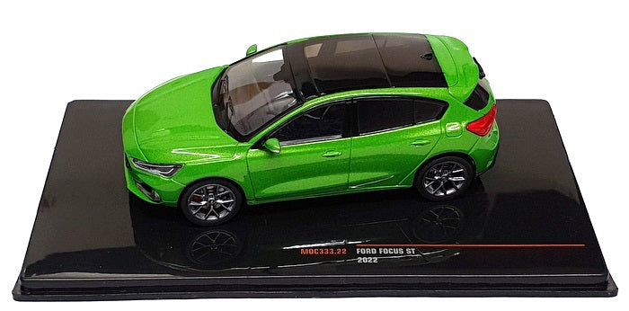 Ixo 1/43 Scale Diecast MOC333.22 - 2022 Ford Focus ST - Green