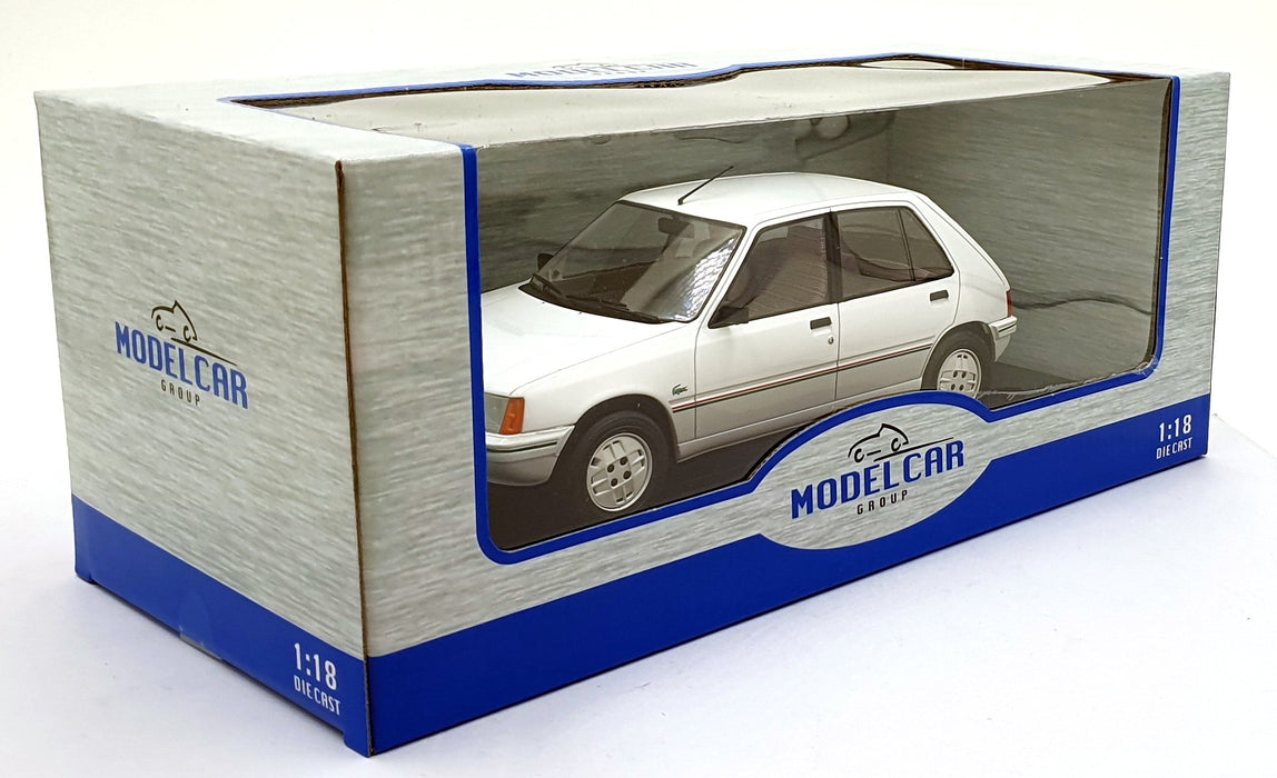 Model Car Group 1/18 Scale MCG18493 - Peugeot 205 - Lacoste White