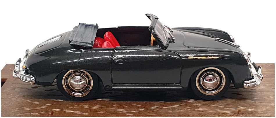 Brumm 1/43 Scale Diecast R117 - 1950 Porsche 356 Roadster - Dk Grey