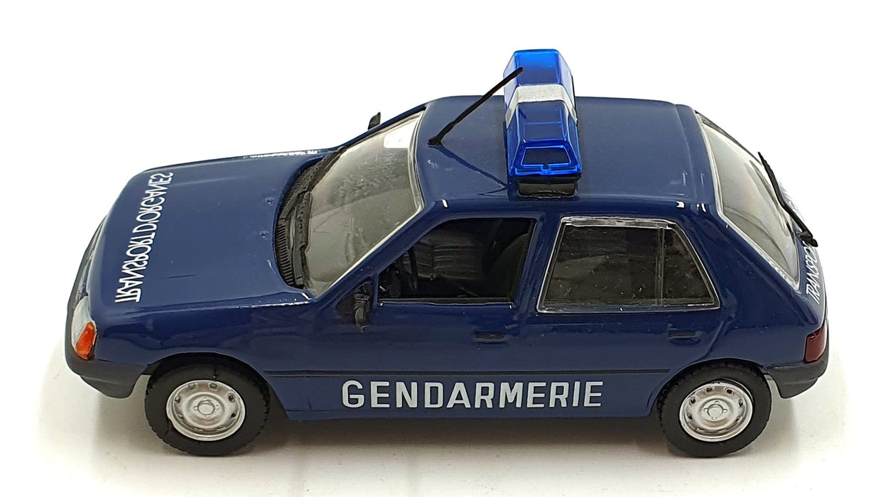 Norev Hachette 1/43 Scale FK7299 - 1991 Peugeot 205 Gendarmerie Police Car