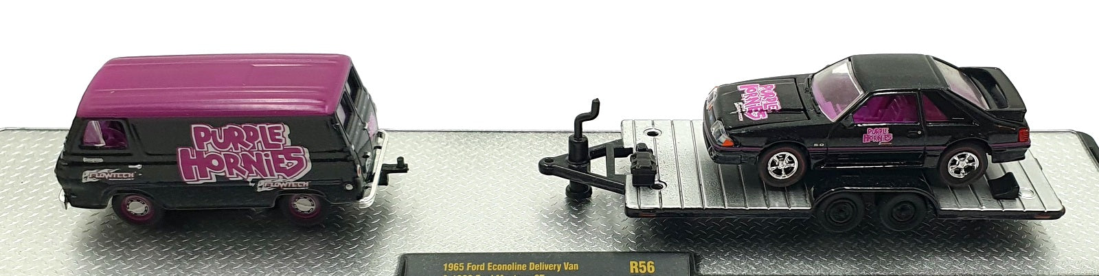 Castline M2 Machines 1/64 Scale R56 - 1965 Ford Econoline Van & 1988 Mustang GT