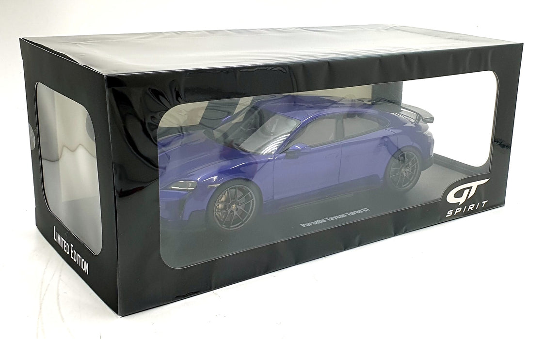 GT Spirit 1/18 Scale Resin GT520 - Porsche Taycan Turbo GT - Met. Purple