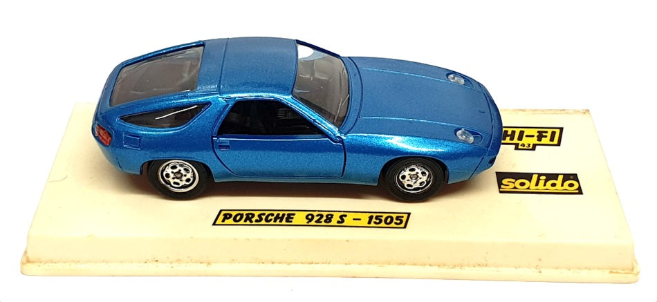 Solido 1/43 Scale Diecast 1505 - Porsche 928S - Met Blue