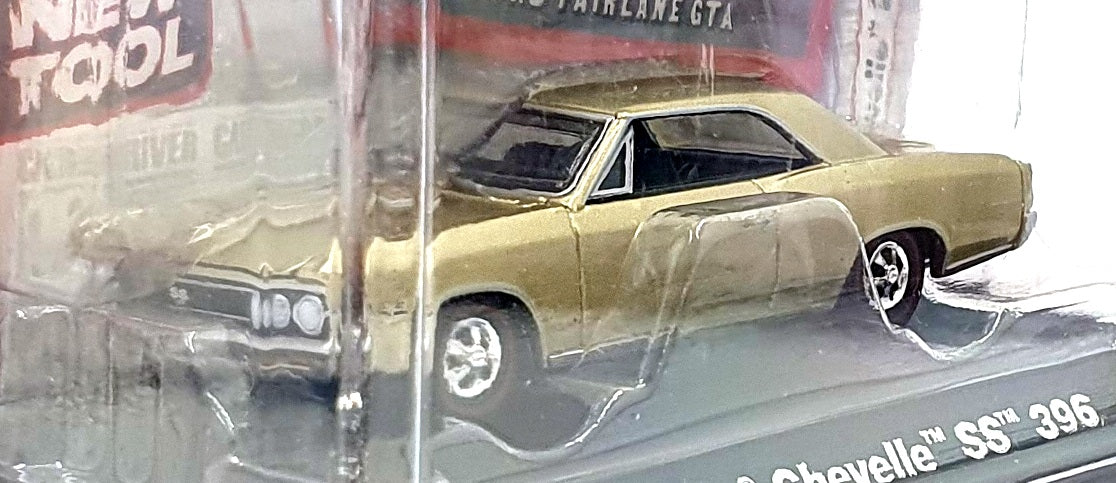 Castline M2 Machines 1/64 Scale AW64013 - 1966 Chevrolet Chevelle SS 396 - Gold