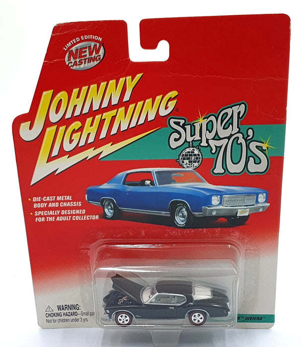 Johnny Lightning 1/64 Scale 459-01 - Super 70s 1971 Buick Riviera - Black