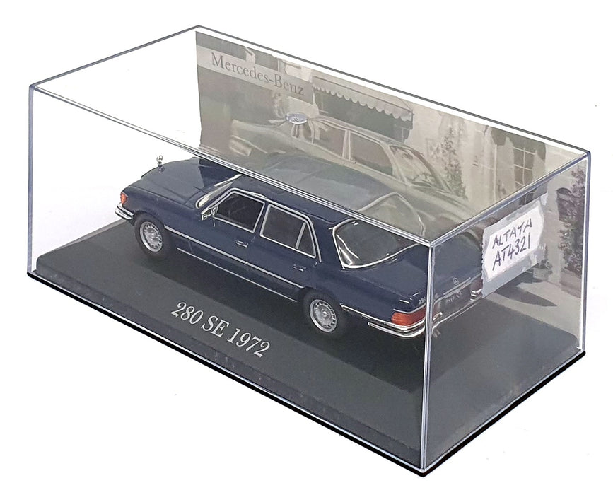 Altaya 1/43 Scale Diecast AT4321 - 1972 Mercedes Benz 280 SE - Blue