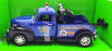 Welly 1/24 Scale 22086S-W - 1953 Chevrolet Tow Truck Highway 66 - Blue