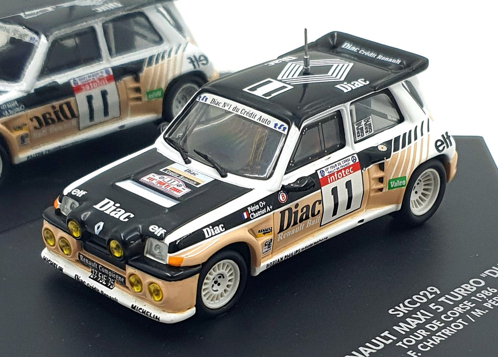 Skid 1/43 Scale SKC029 - Renault Maxi 5 Turbo "DIAC" #11 Tour De Corse 1986