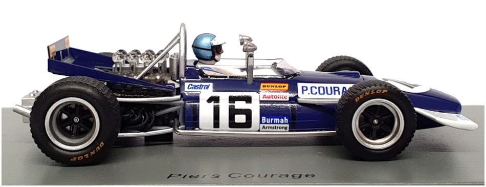 Spark 1/43 Scale S8320 - F1 Brabham BT26A 5th British GP 1969 #16 Piers Courage