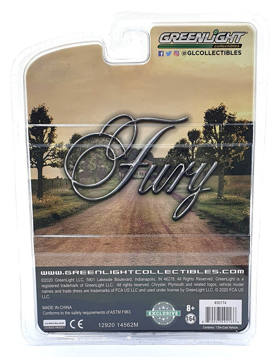 Greenlight 1/64 Scale 30174 - 1975 Plymouth Fury Police Car