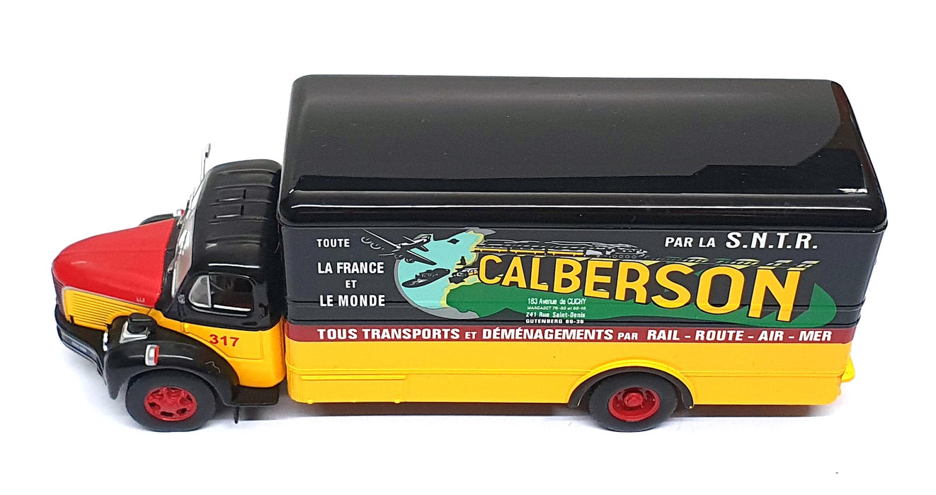Ixo Models 1/43 scale IX03C - Berliet GLR Truck Calberson - Black/Yellow/Red
