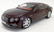 Paragon 1/18 Scale PA-98221R Bentley Continental GT Convertible 16 Burgundy
