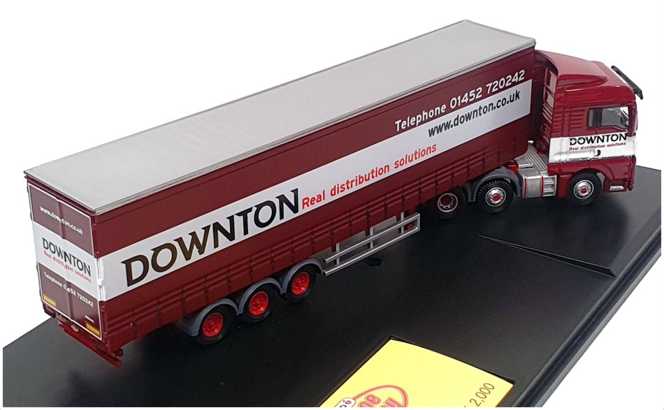 Oxford Diecast 1/76 Scale MAN03CS - MAN TGX XLX Curtainside (Downton)