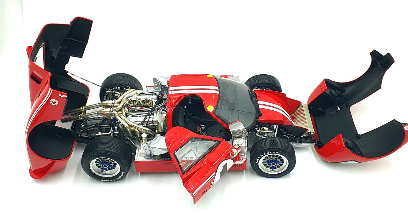 GMP 1/12 Scale Diecast 12072 - 1967 Ford GT40 Mark IV #1 - Red/White