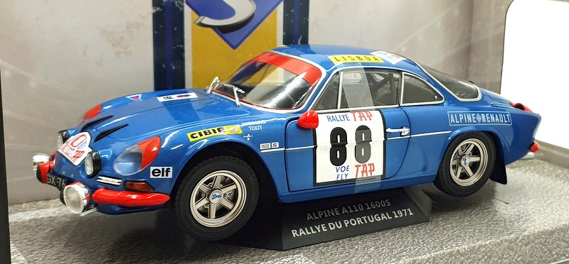 Solido 1/18 Scale S1804202 - 1971 Alpine A110 1600S Portugal Nicola/Todt