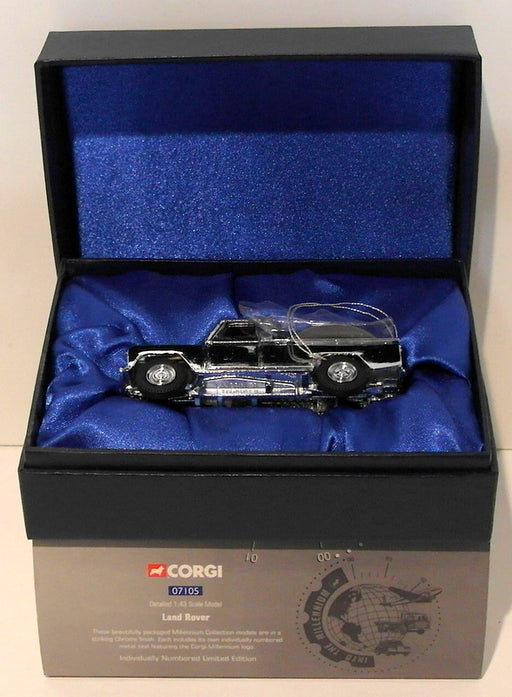 Corgi 1/43 Scale Diecast 07105 - Millenium Collection Land Rover - Silver
