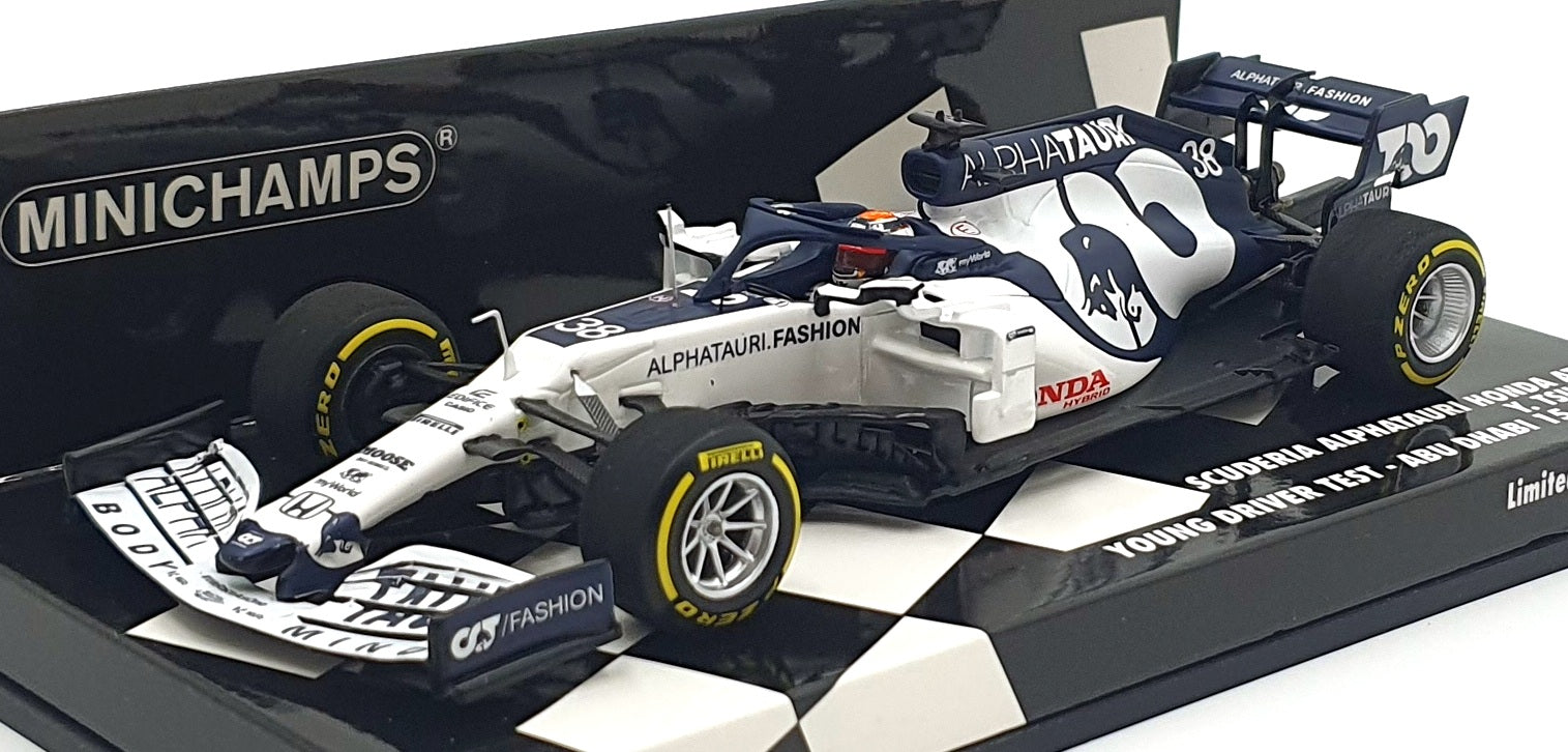 Minichamps 1/43 Scale 417 209938 - Honda AT01 #38 Test Abu Dhabi 2020