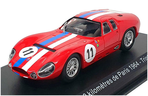 Leo Models 1/43 Scale LE11R - Maserati Tipo 151/3 1000Km #11 Paris 1964 - Red
