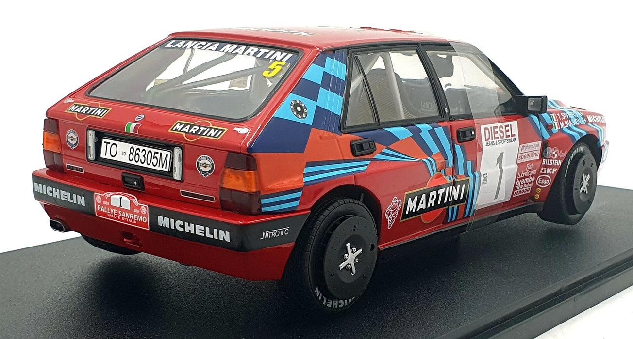 Solido 1/18 Scale S1807808 - Lancia Delta H Integrale #1 San Remo Rally 1989