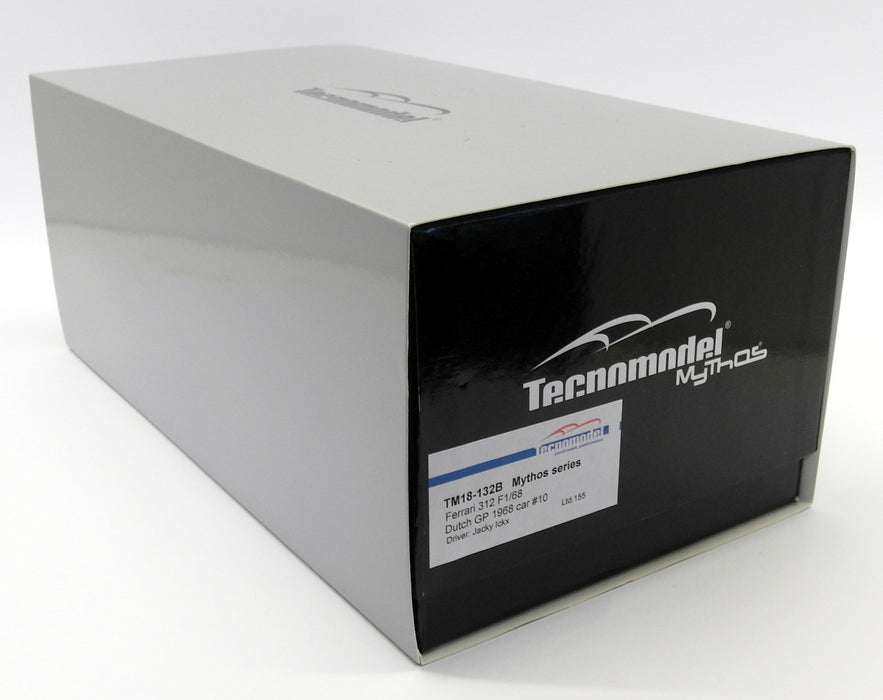 Tecnomodel 1/18 Scale TM18-132B - Ferrari 312 F1/68 Dutch GP #10 Jacky Ickx