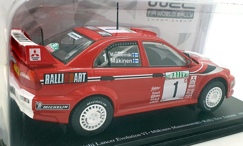 Hachette 1/24 Scale G113U014 Mitsubishi Lancer EVO VI New Zealand 1999 Makinen