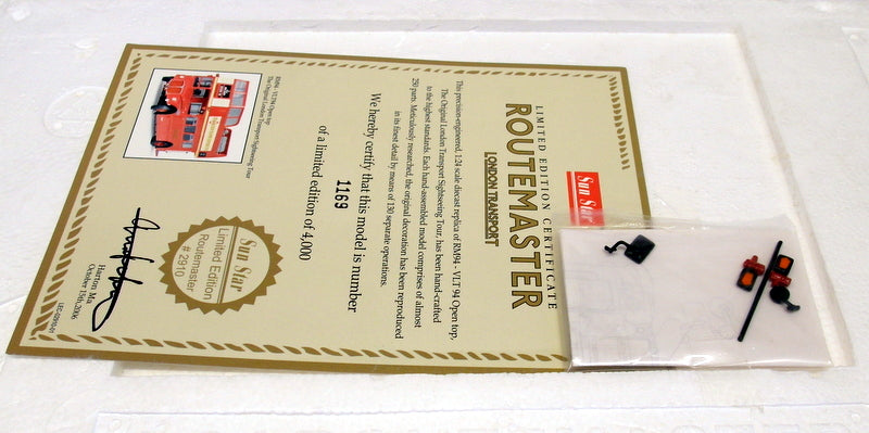 Sun Star 1/24 2910 RM 94 - VLT 94 Open Top The Original London Transport