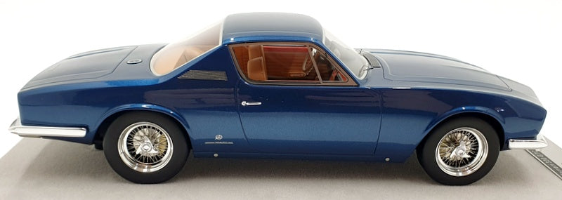 Tecnomodel 1/18 Scale TM18-130B - 1967 Ferrari 330 GTC Coupe Blue Abu Dhabi