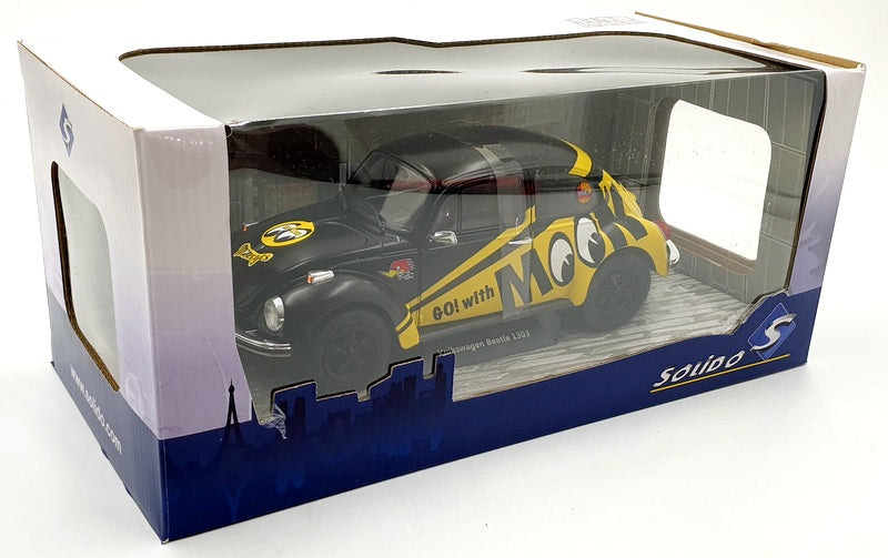 Solido 1/18 Scale Diecast S1800519 Volkswagen Beetle 1303 1974 Go With Moon