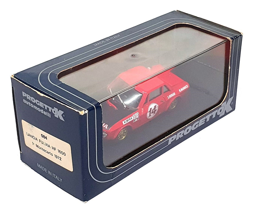 ProgettoK 1/43 Scale 084 - Lancia Fulvia FH 1600 #14 Winner Monte Carlo 1972