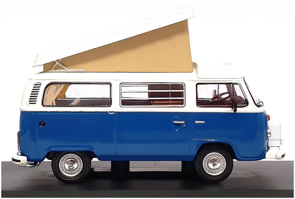 Ixo 1/43 Scale CLC502NSP.22 - 1978 VW Transporter T2 Westfalia - Blue/White