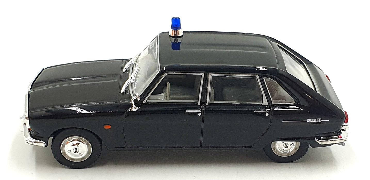 Norev Hachette 1/43 Scale FT4220 - 1968 Renault 16 Police - Police Car