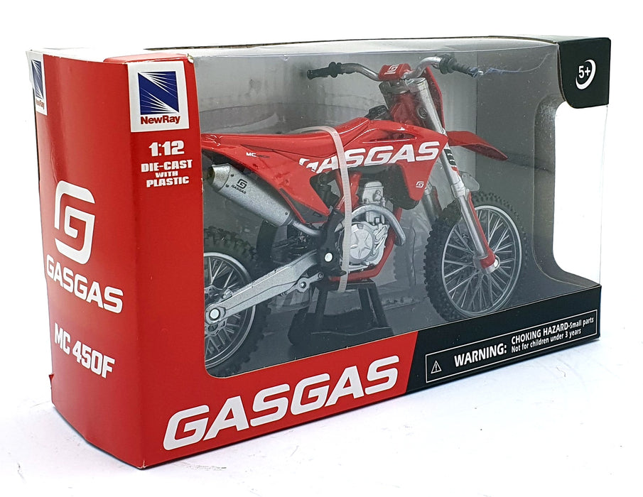 NewRay 1/12 Scale 58293 - GASGAS MC 450F Motorbike - Red