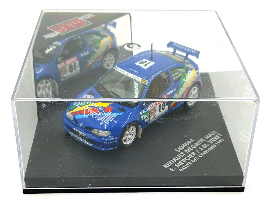 Skid 1/43 Scale SKM094 - Renault Megane Maxi #18 Des Cevennes Rally 1999