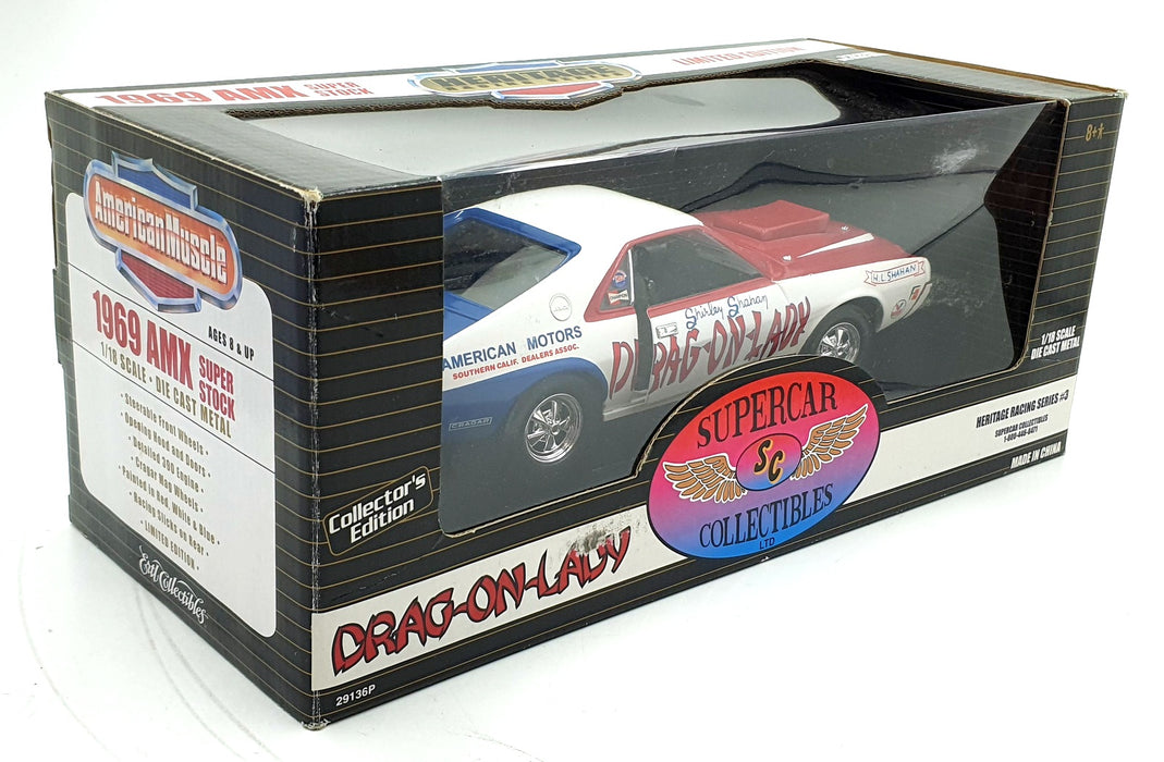 Ertl 1/18 Scale Diecast 29136P - 1969 AMX Super Stock Drag-On Lady