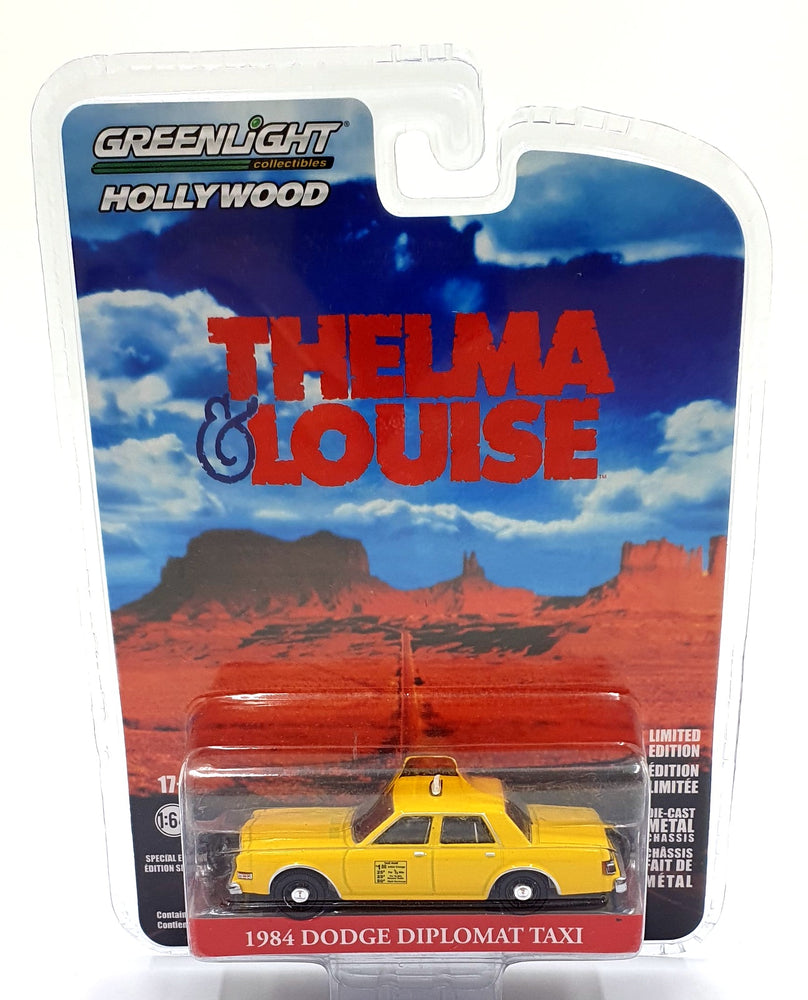 Greenlight 1/64 Scale 44945-F - 1984 Dodge Diplomat Taxi - Yellow