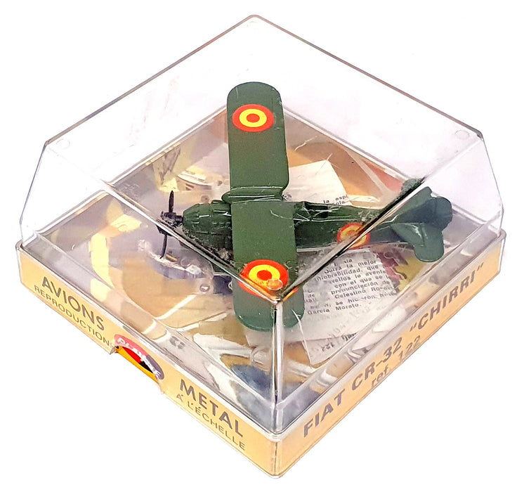 Aviones Play Me Diecast 122 - Fiat CR-32 Chirri Aircraft - Green