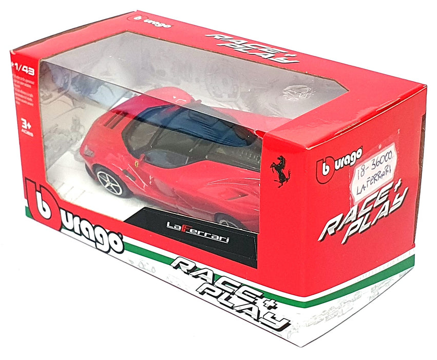 Burago 1/43 Scale Diecast 18-36000 - Ferrari LaFerrari - Red