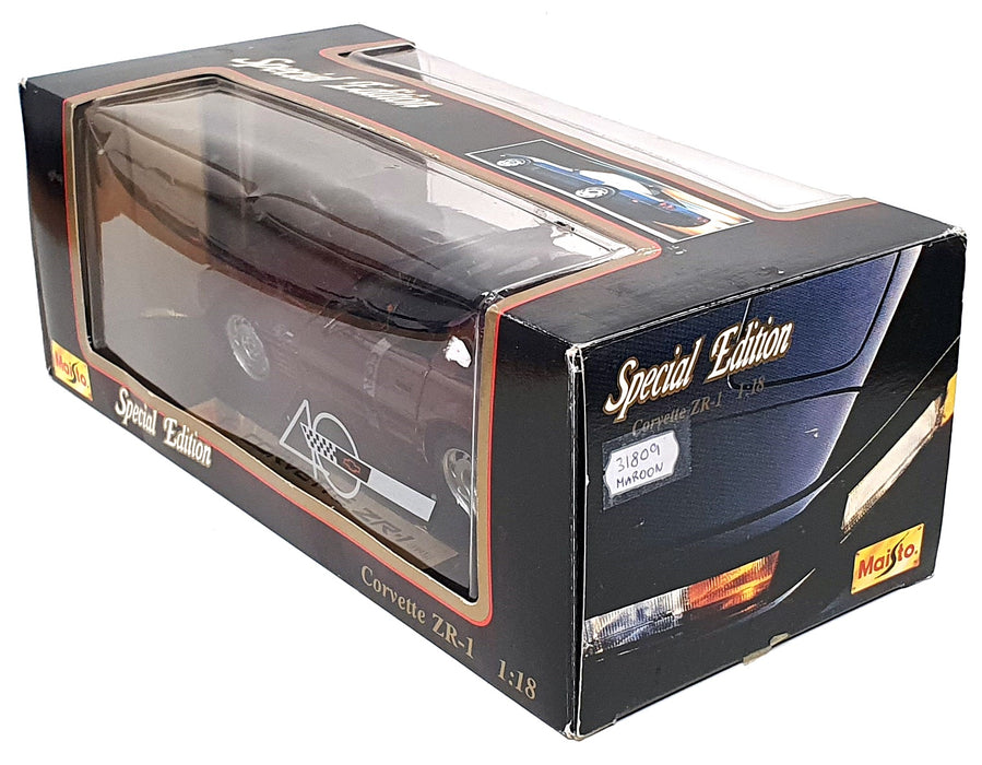 Maisto 1/18 Scale Diecast 31809 - Chevrolet Corvette ZR-1 - Maroon