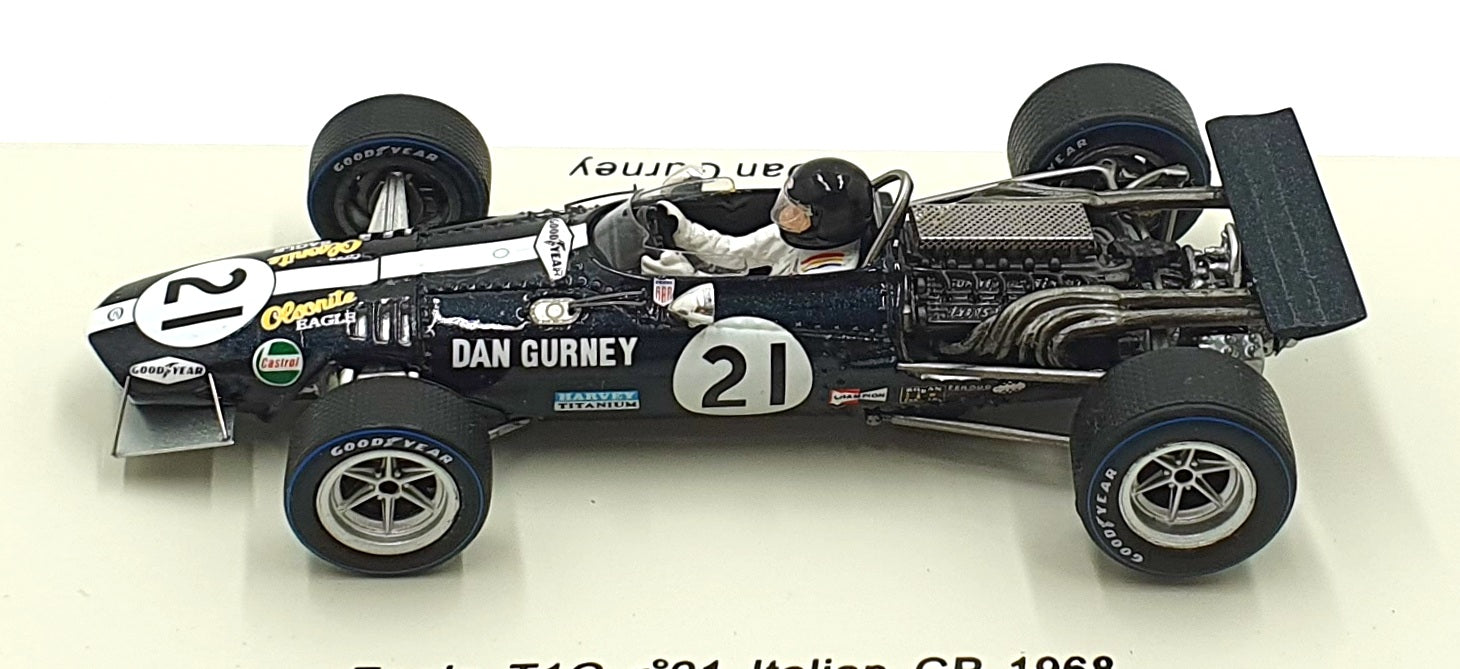 Spark 1/43 Scale S1798 - Eagle T1G #21 Italian GP 1968 - Gurney