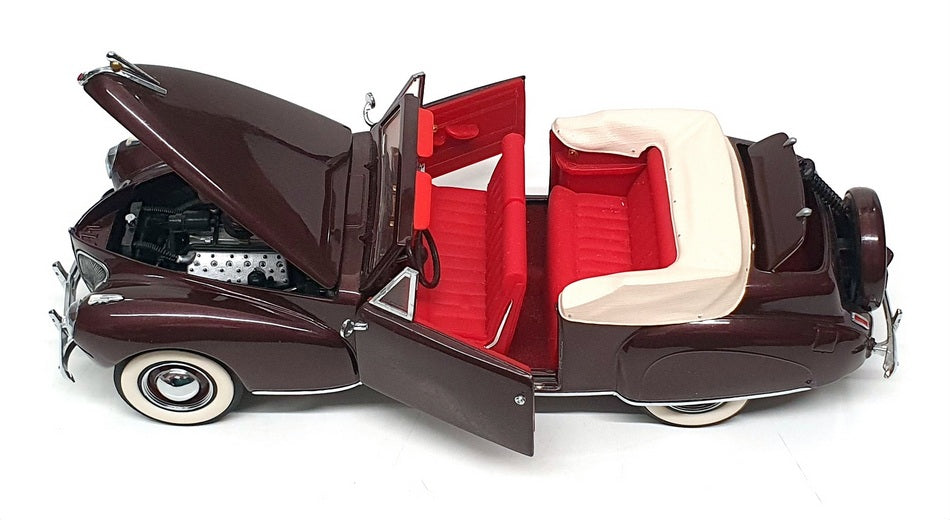 Franklin Mint 1/24 Scale Diecast B11RU76 - 1941 Lincoln Continental Met Brown