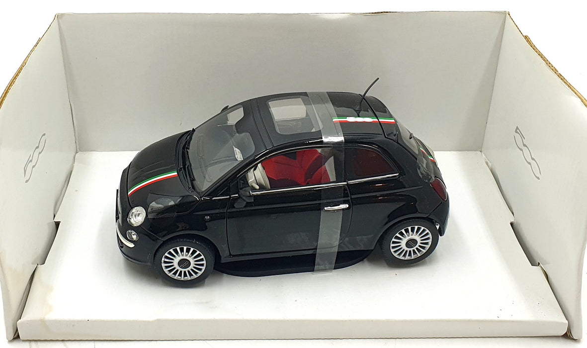 Mondo Motors 1/18 Scale Diecast 500291 - Nuova Fiat 500 - Black