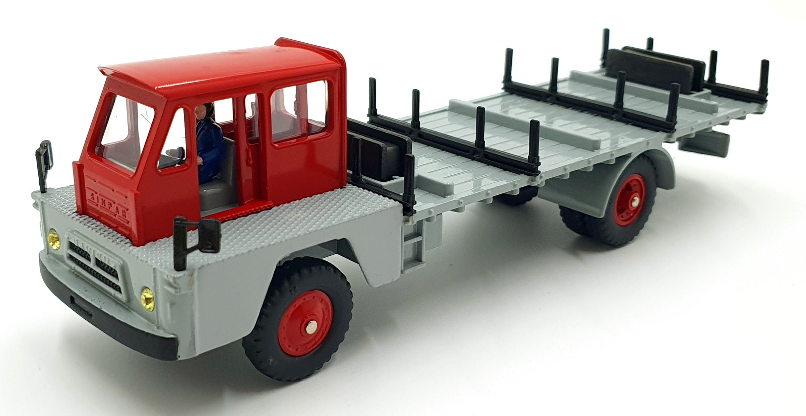 Atlas Editions Dinky Toys 885 - Camion Saviem Porte-Fer - Red/Grey