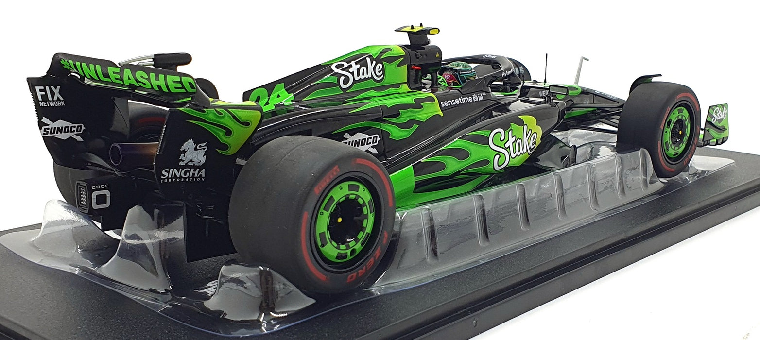 Solido 1/18 Scale Diecast S1814103 Kick Sauber F1 Team C44 #24 Las Vegas GP Zhou