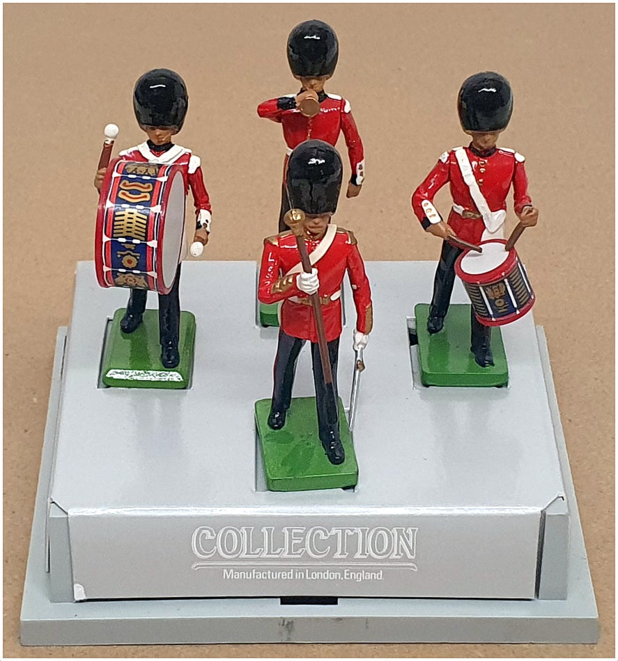 Britains Toy Soldiers 54mm R39 - The Scots Guards 4 Piece Band Set
