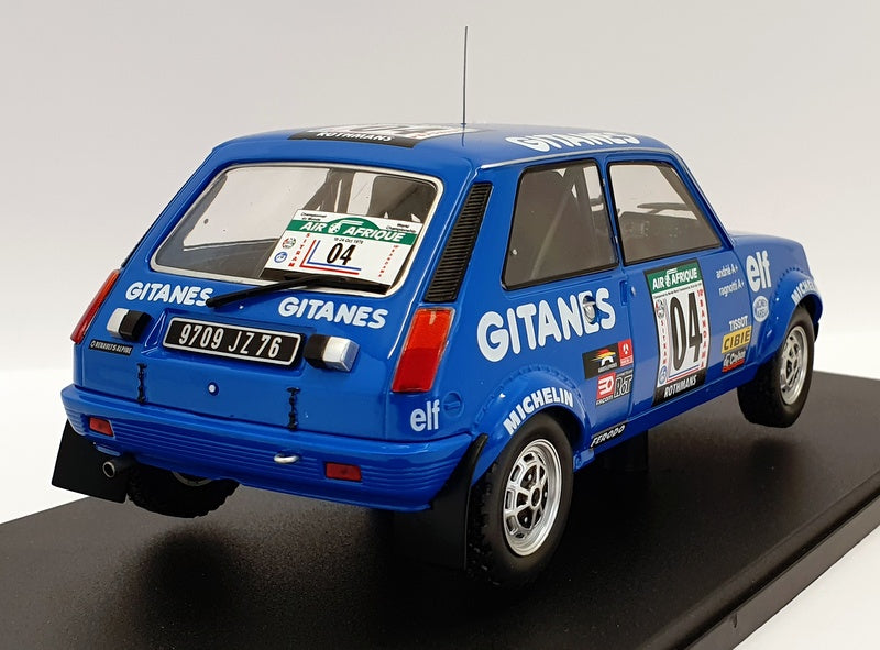 IXO 1/18 Scale 18RMC043A - 1978 Renault 5 Alpine #4 Rally Bandama